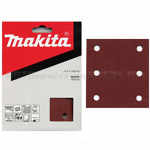 Шлифовальная бумага 102x114 мм, К40, 10 шт Makita P-01476